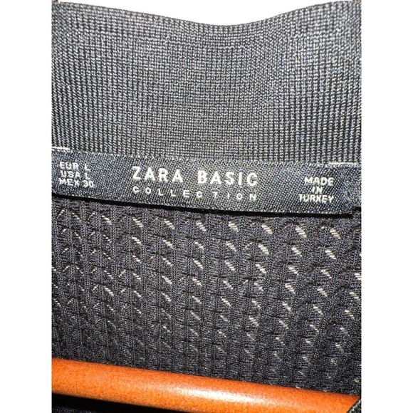 Zara Black Bomber Jacket - Picture 2 of 3